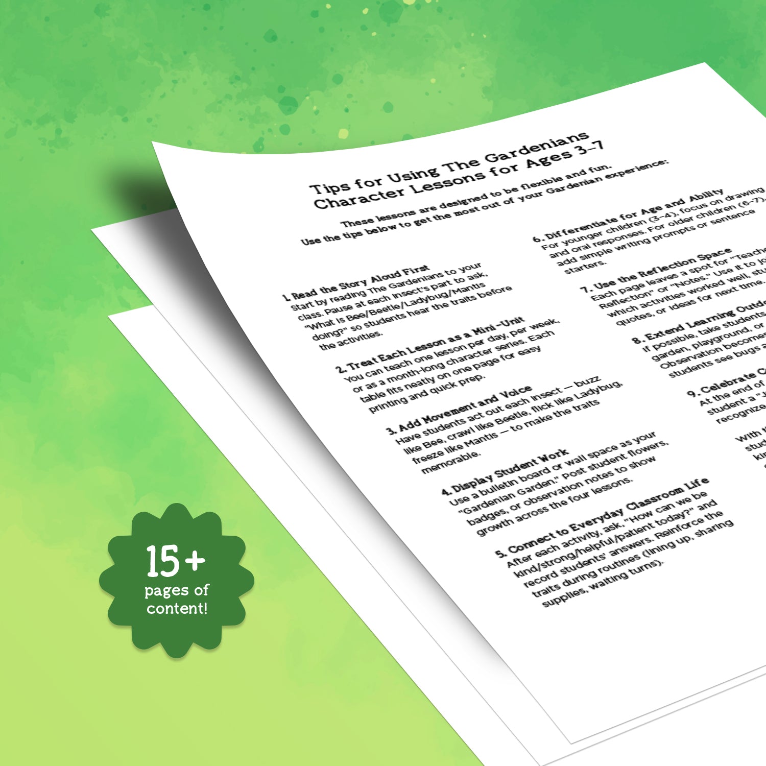 Common Core Lesson Plan Bundle