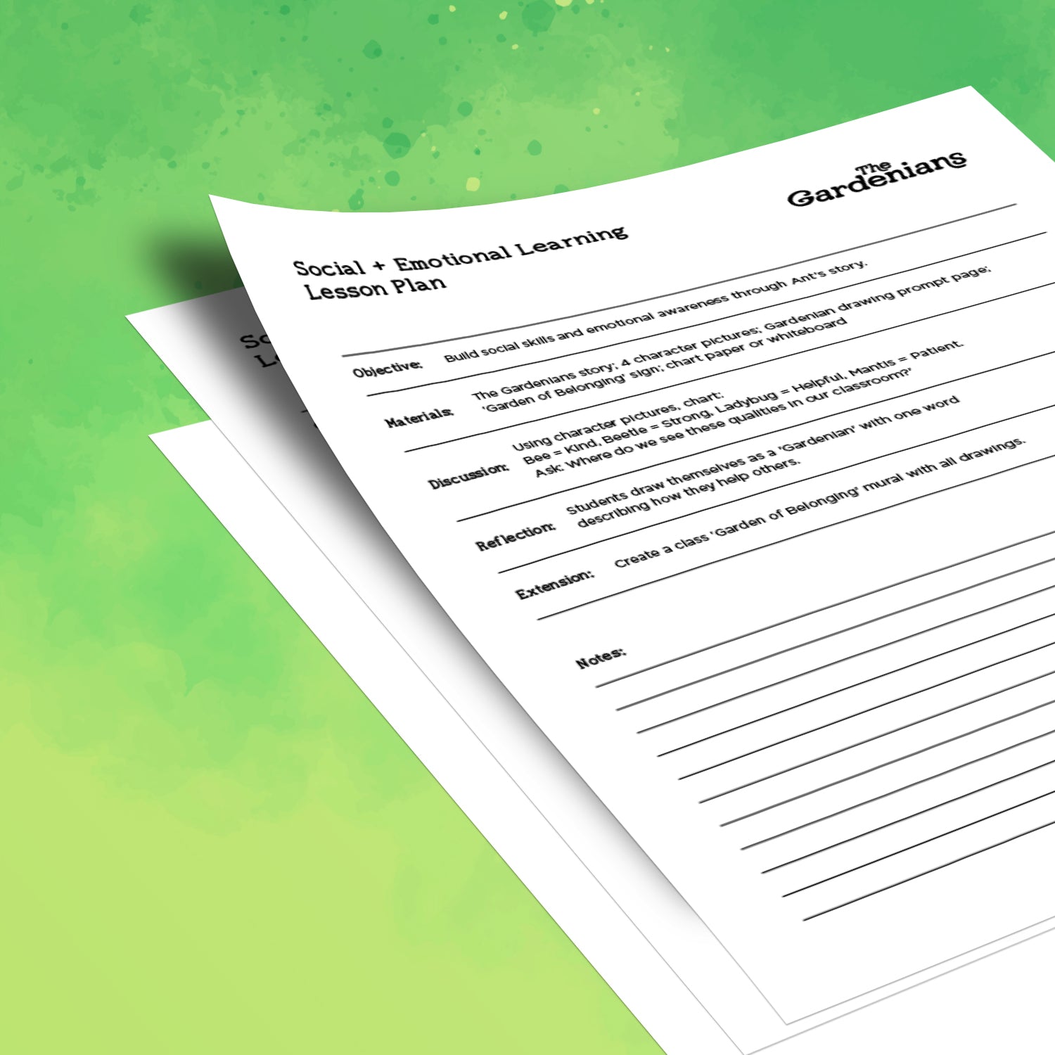 Social + Emotional Learning Lesson Plan