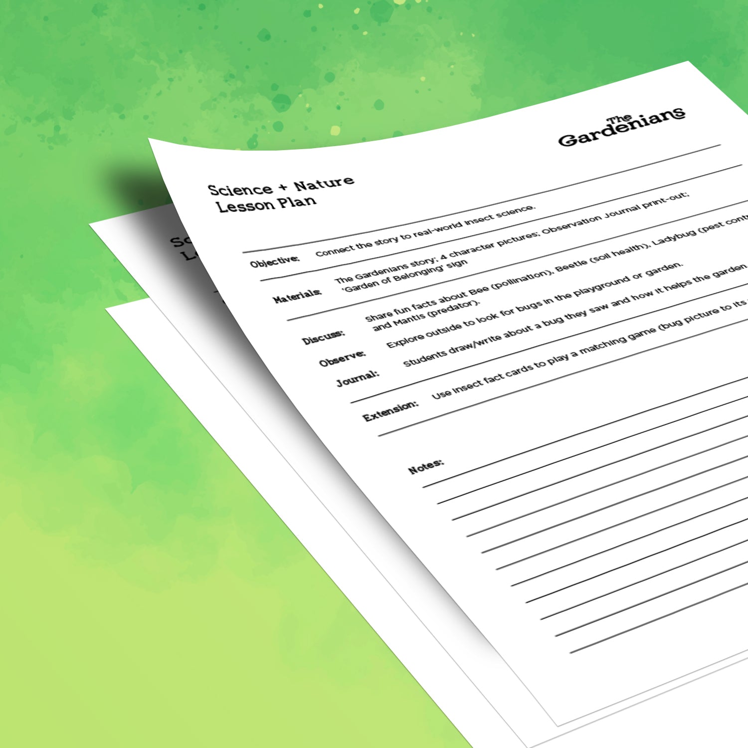 Science + Nature Lesson Plan